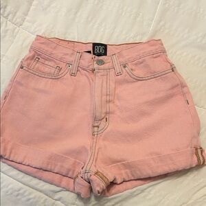 BDG Light Pink Jean Shorts